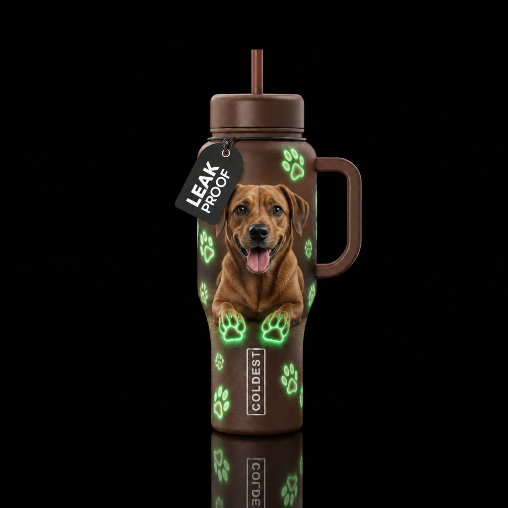 LBD - aka: little brown dog water bottle design
