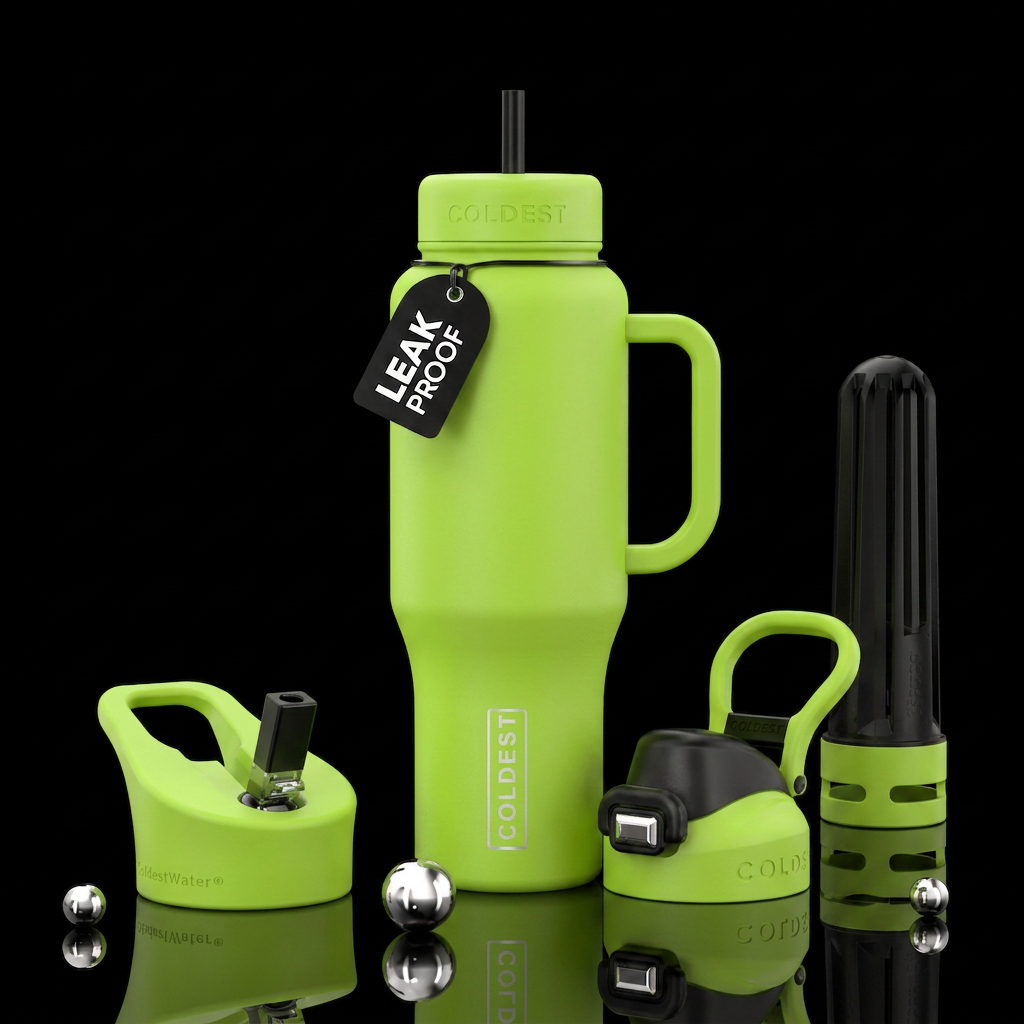 The Zest is Yet to come water bottle design