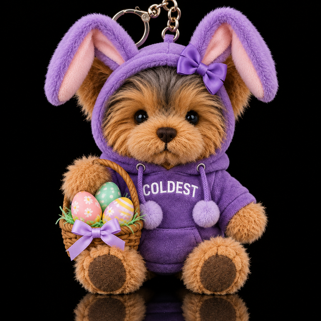 Glory the bunny dog water bottle design