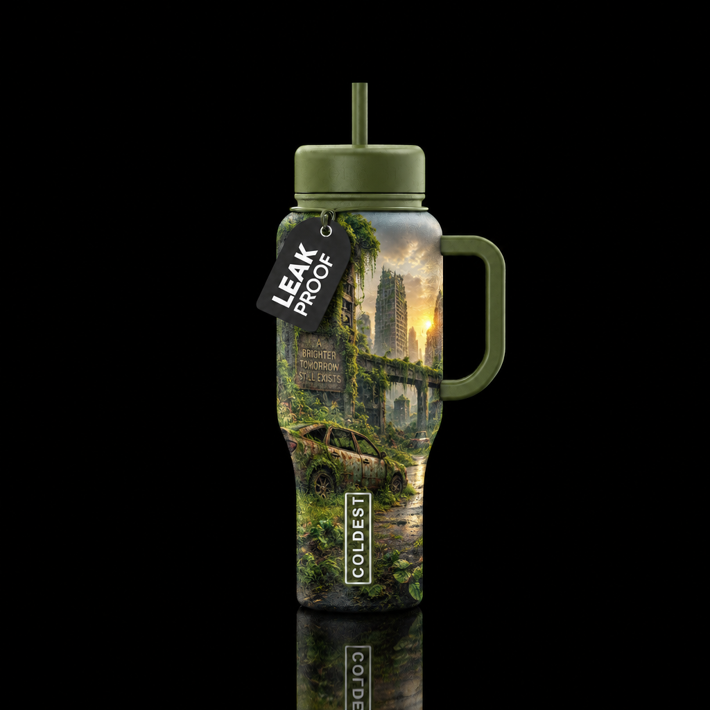 The apocalypse water bottle design
