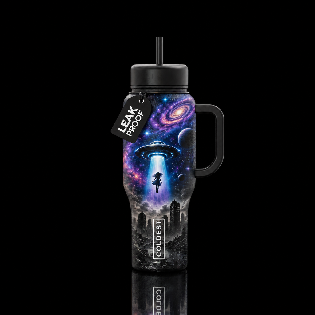 Galaxy water bottle design