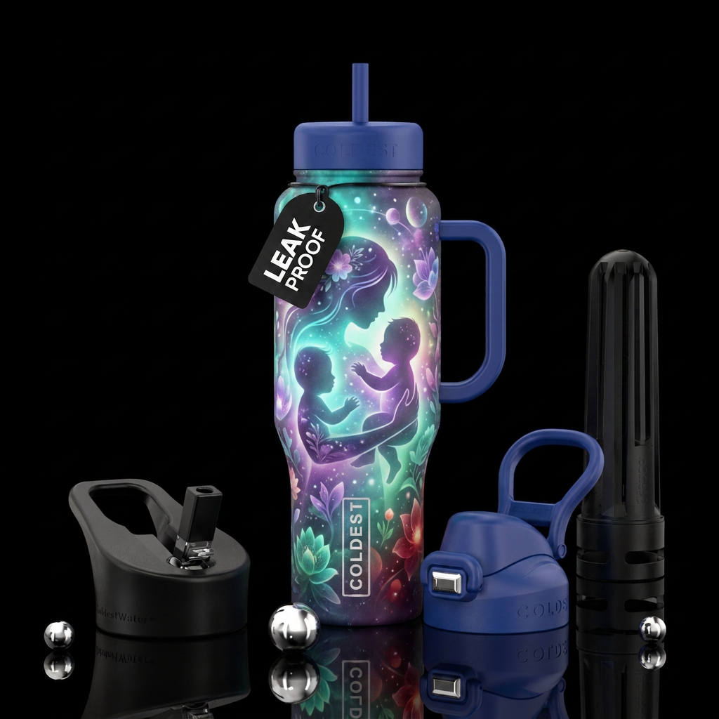 Motherhood water bottle design