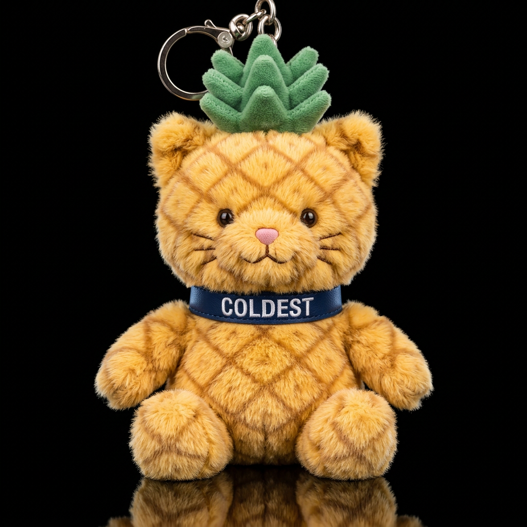 Piña Gato water bottle design
