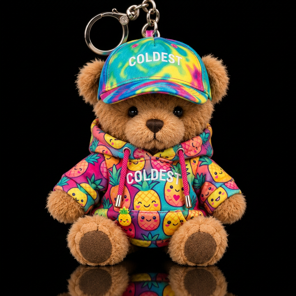 Aloha bear water bottle design