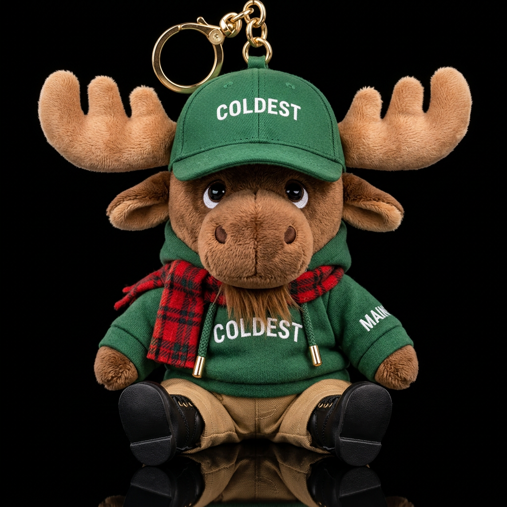 Maine Main Mod Moose water bottle design