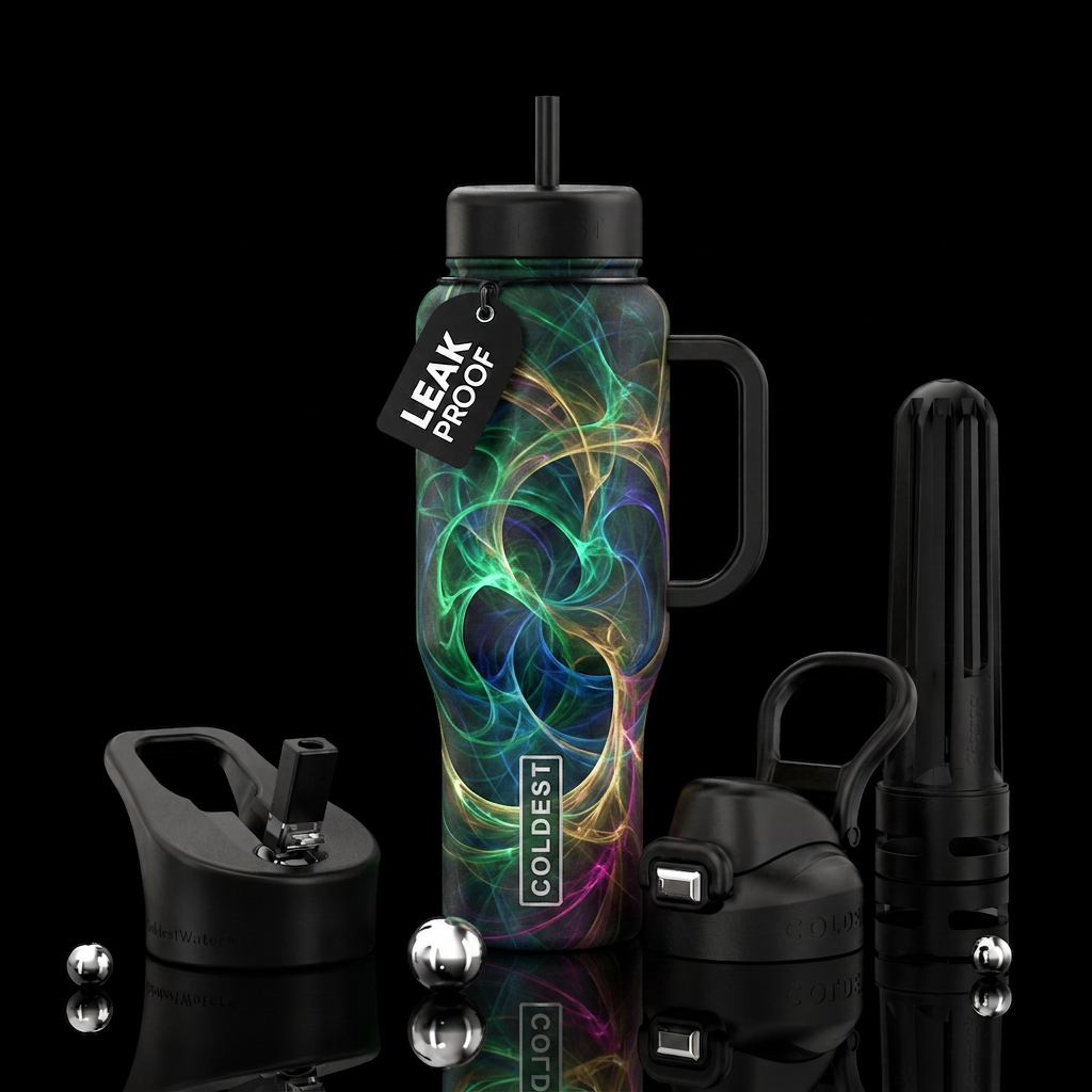 Qi water bottle design