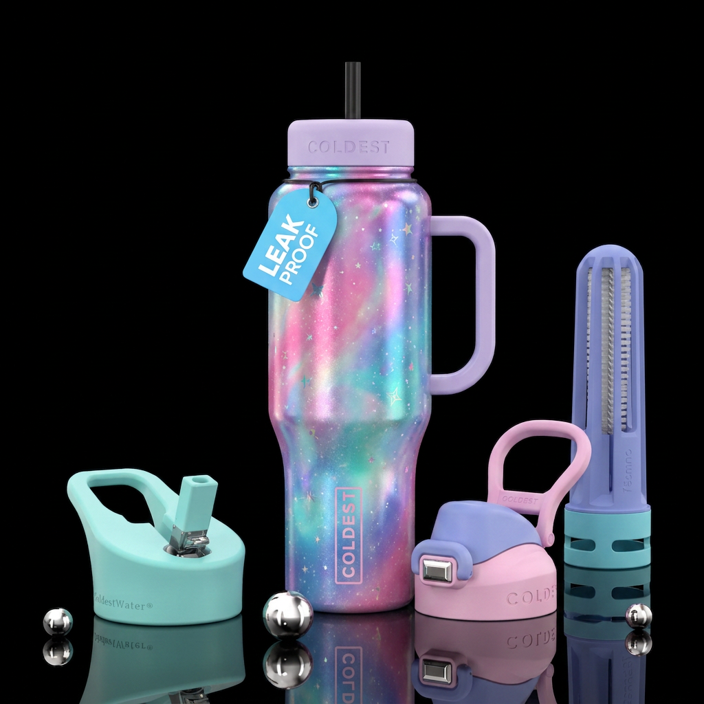 Unicorn blast water bottle design