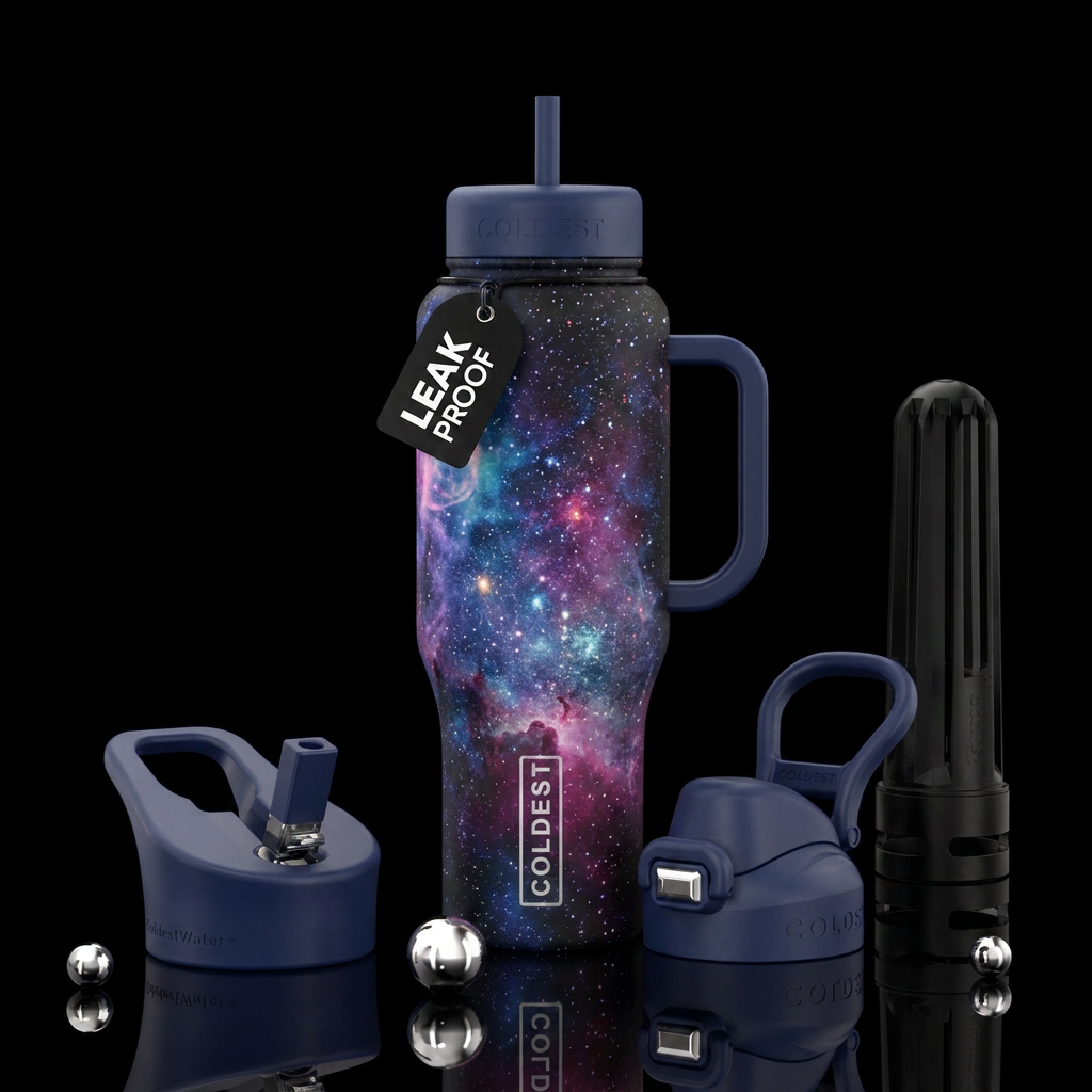 Milky Way water bottle design