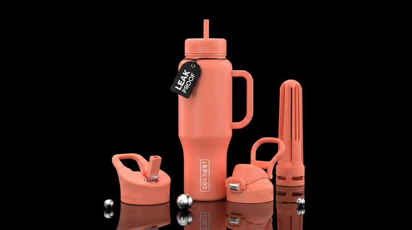 Georgia peach water bottle design