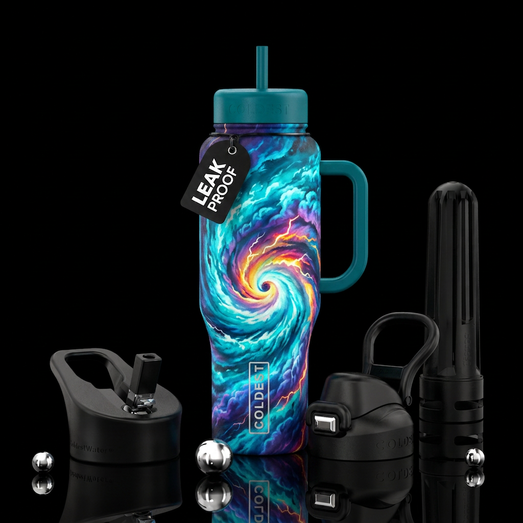 Hurricane water bottle design