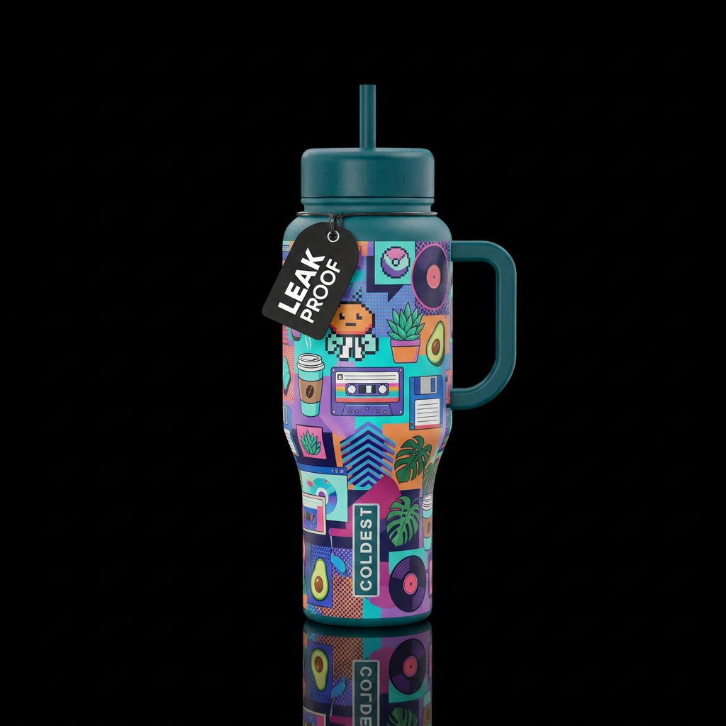Millennials water bottle design