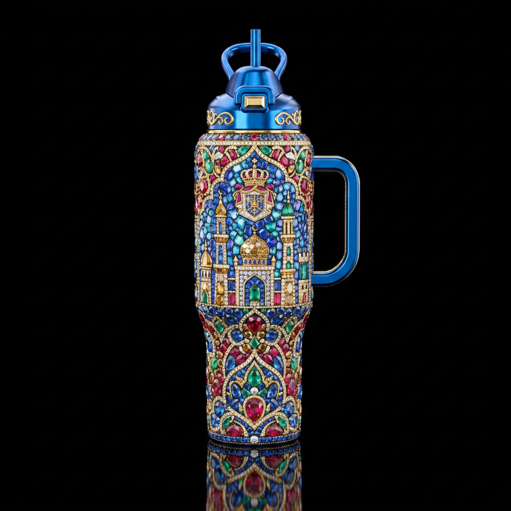 Gem world water bottle design