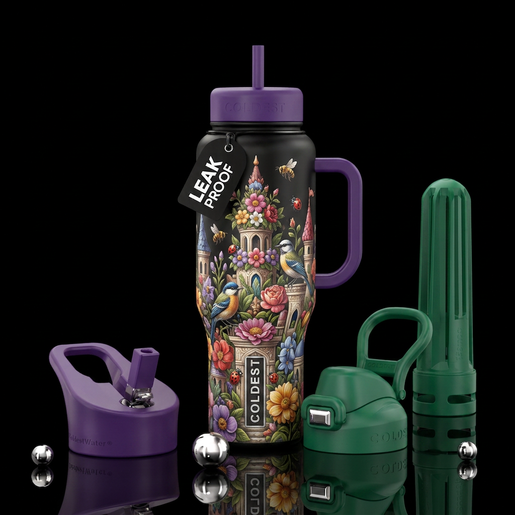 Kingdom of Spring water bottle design