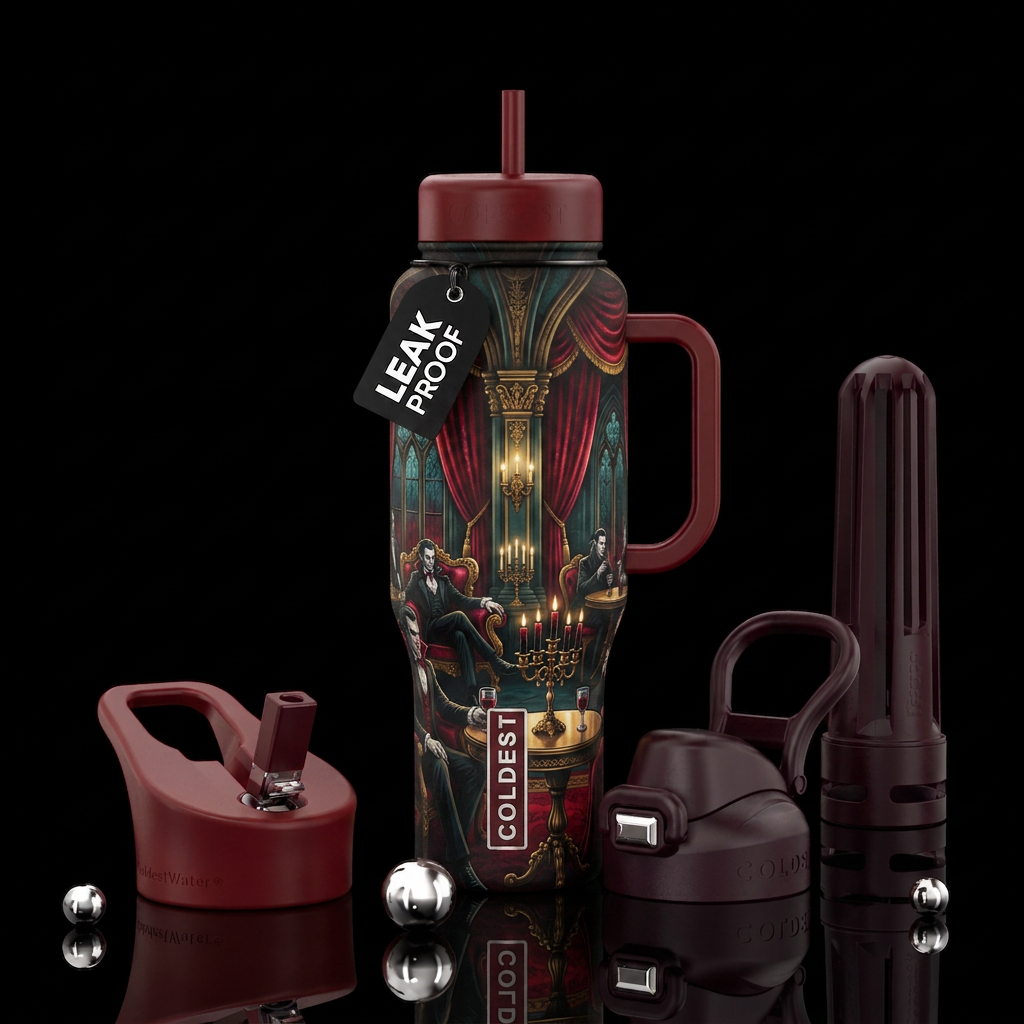 Bloody Good Time water bottle design