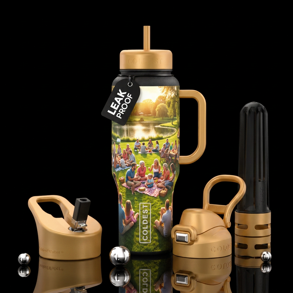 Family Reunion water bottle design