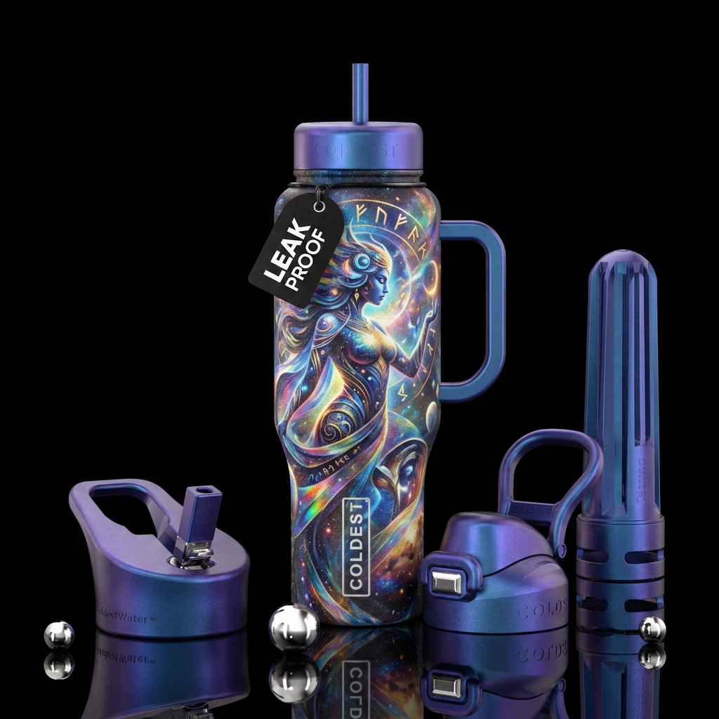 Goddess of the Moonlit Dimension water bottle design