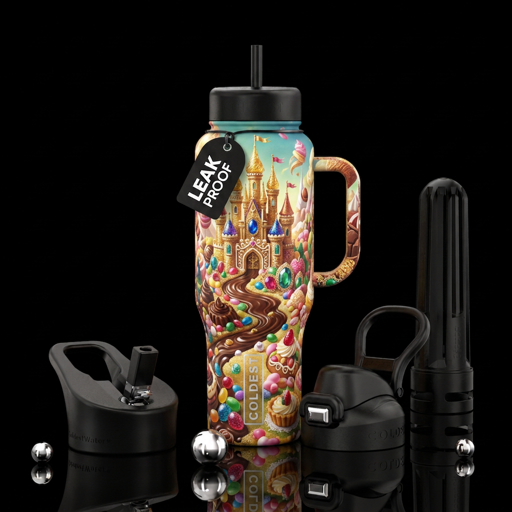 CandyLand water bottle design