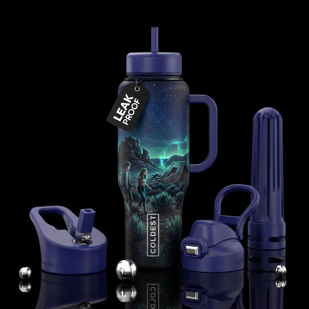 Skinwalker Ranch water bottle design