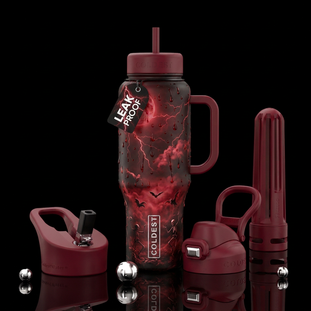 Blood Storm water bottle design