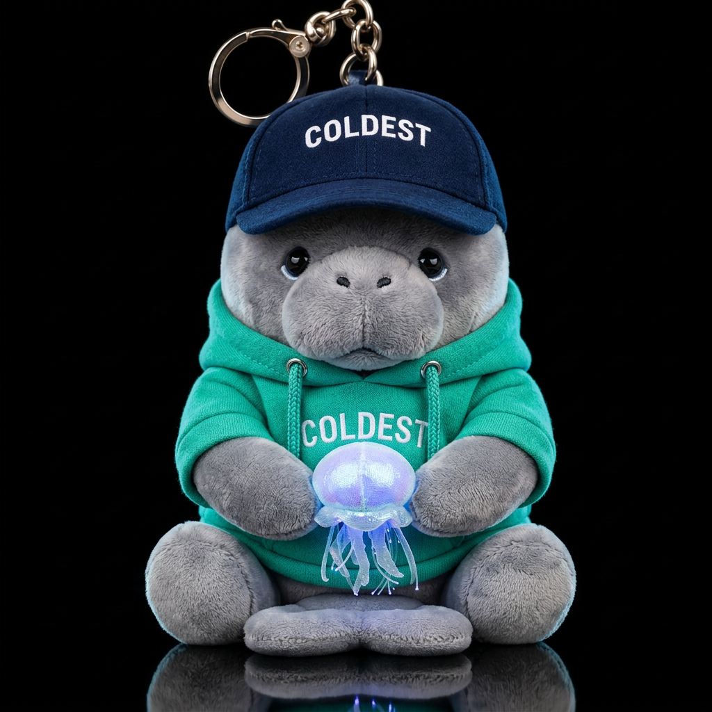 Manny & Glowie water bottle design