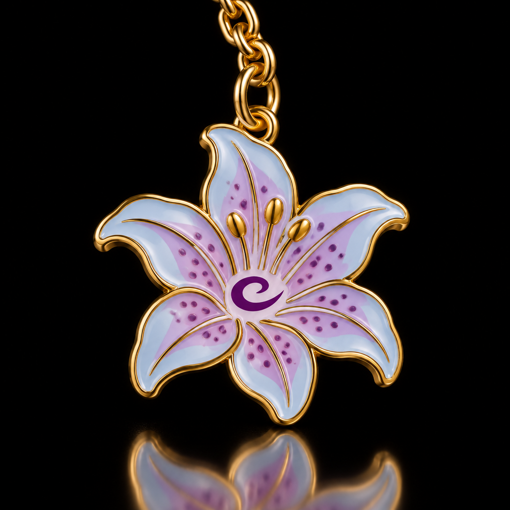 Lillies water bottle design