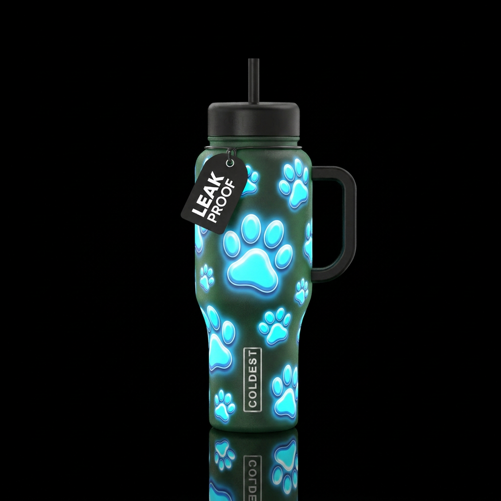 Create a premium matte-black Coldest water bottle ... water bottle design