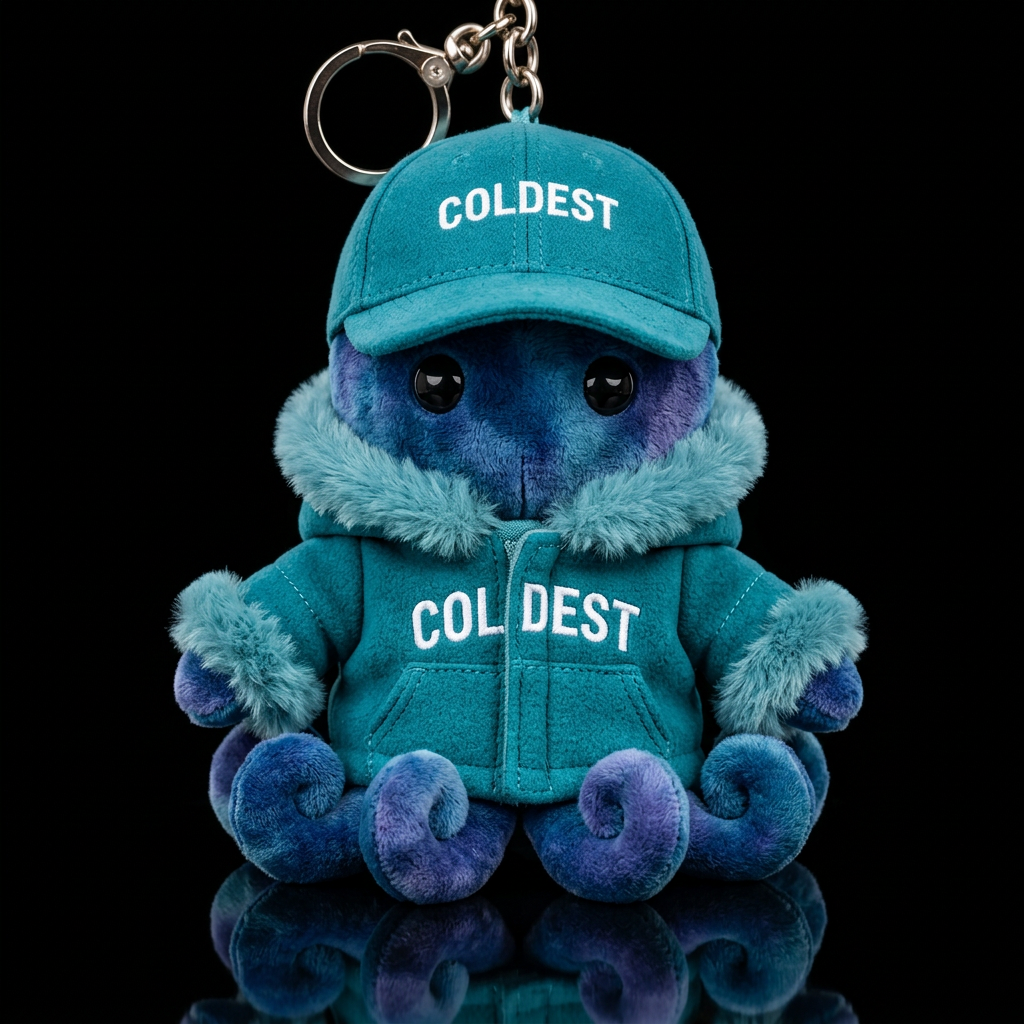 Coldie the Kraken water bottle design