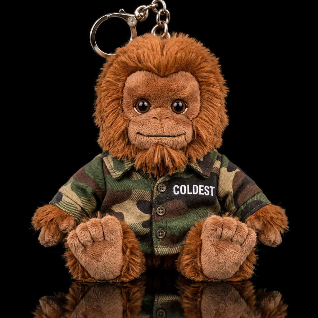 Bigfoot in Hiding water bottle design