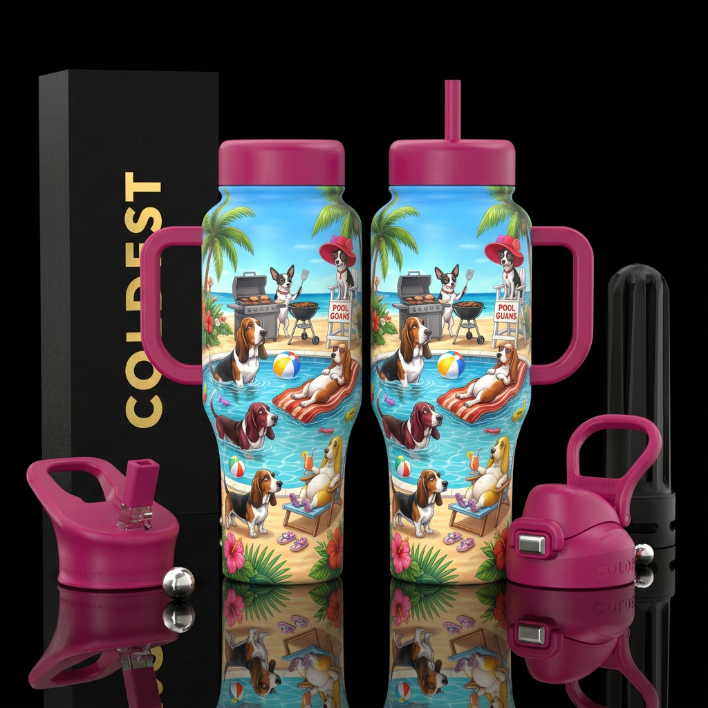 Large Swimming pool with beach entry and you have ... water bottle design