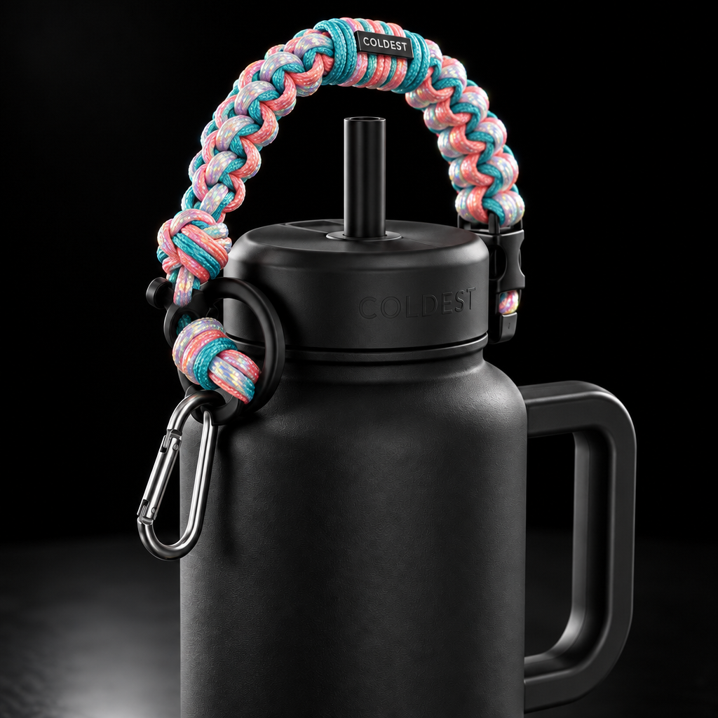 Pastel water bottle design