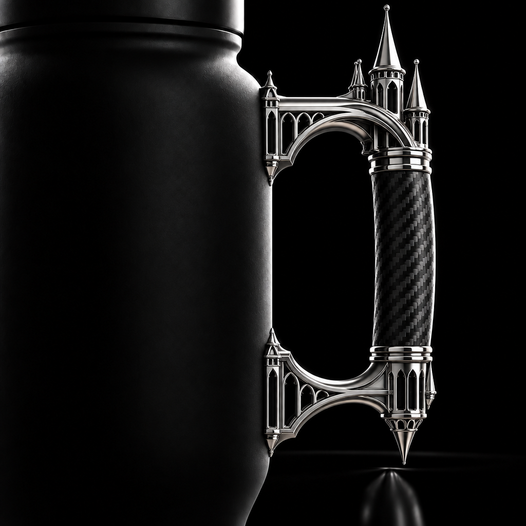 Castles in the Sky water bottle design