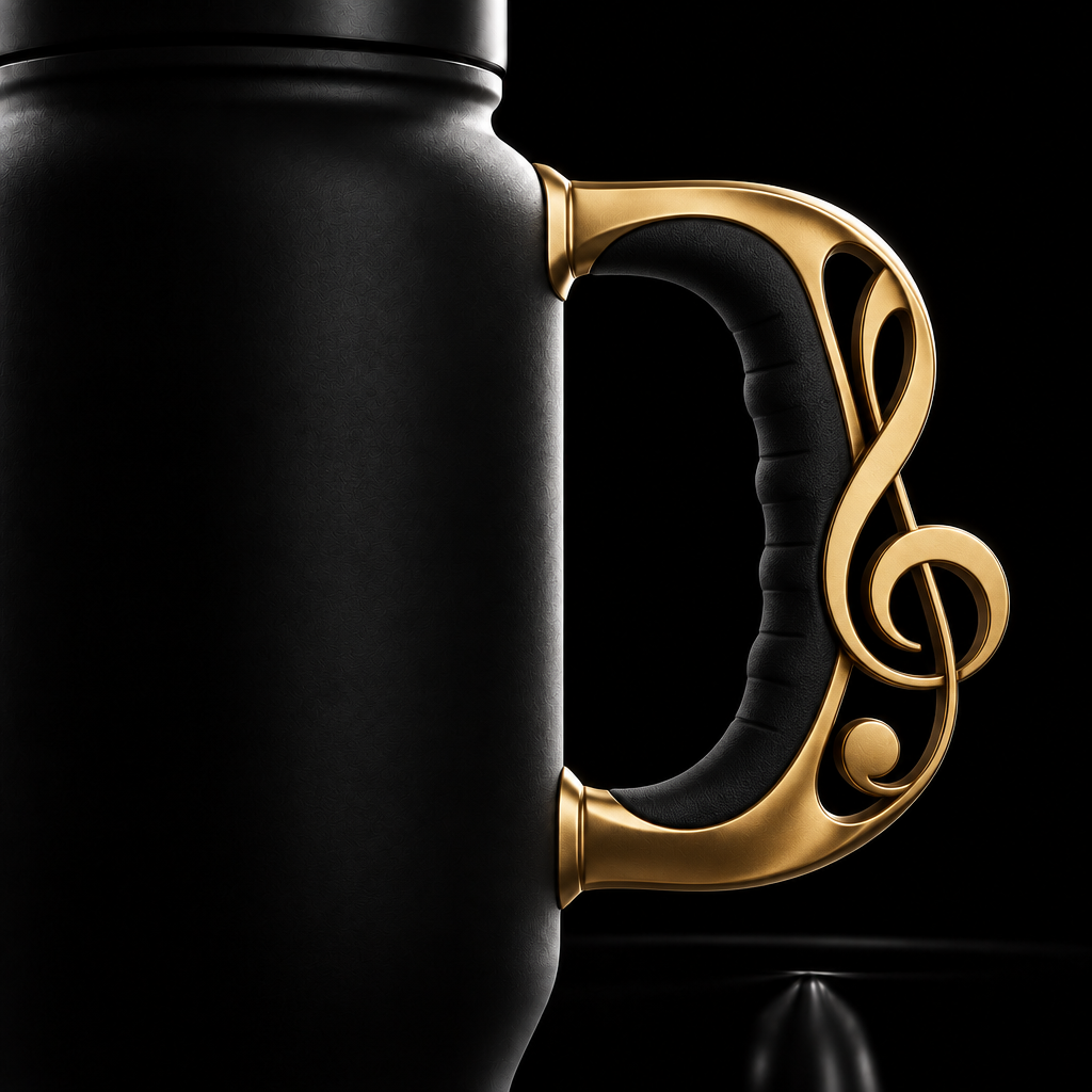 Music Lover water bottle design