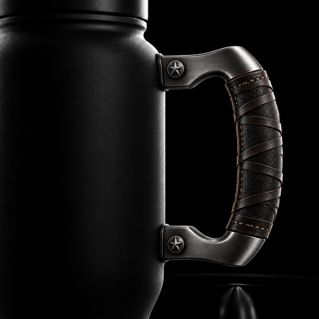 The Cowboy water bottle design