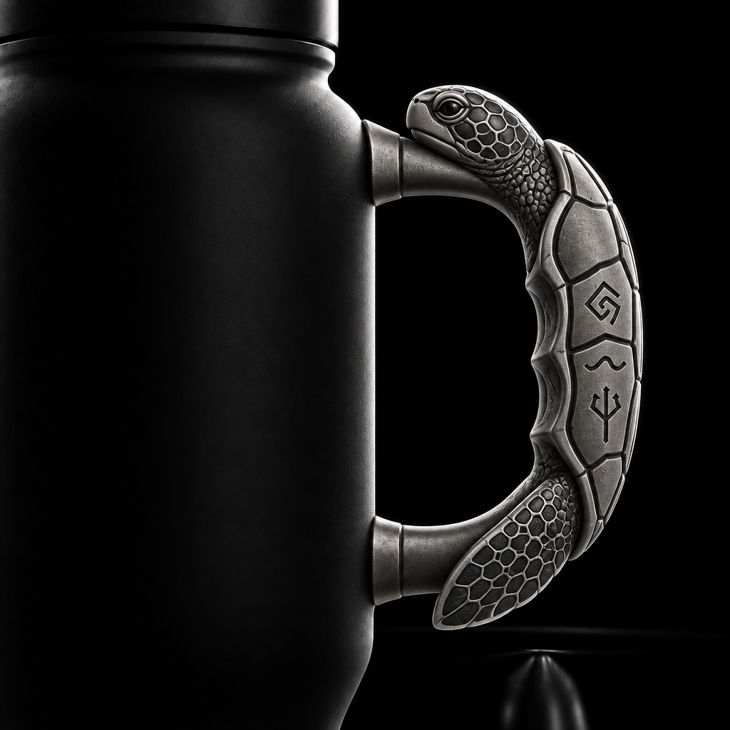 My Boy Turtle water bottle design