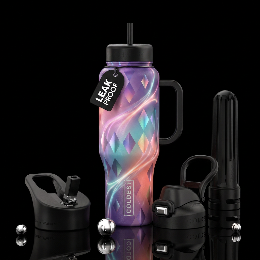 Diamond in the sky water bottle design