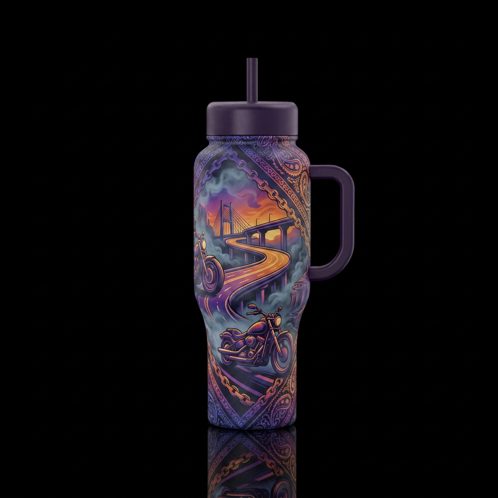 Highway Run water bottle design