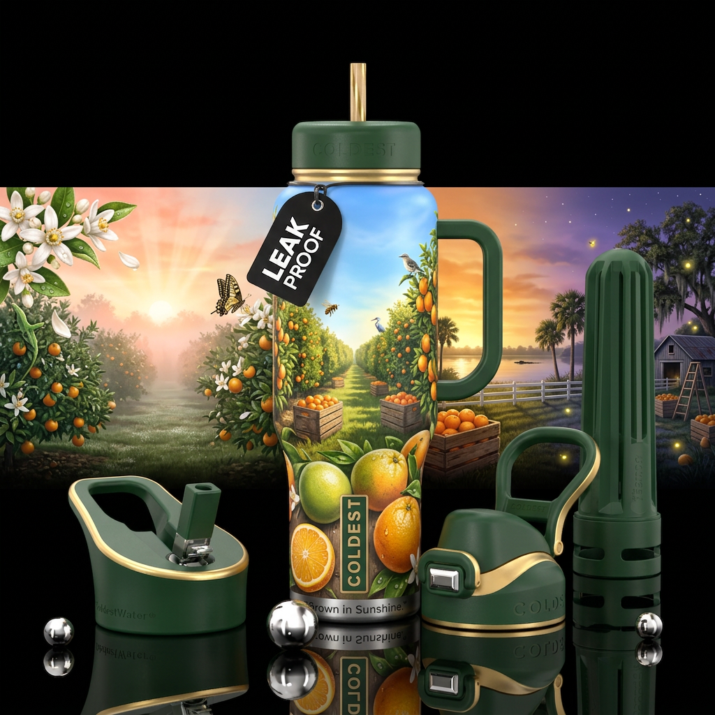 🍊 Design Name Florida Sunshine Grove Other strong... water bottle design
