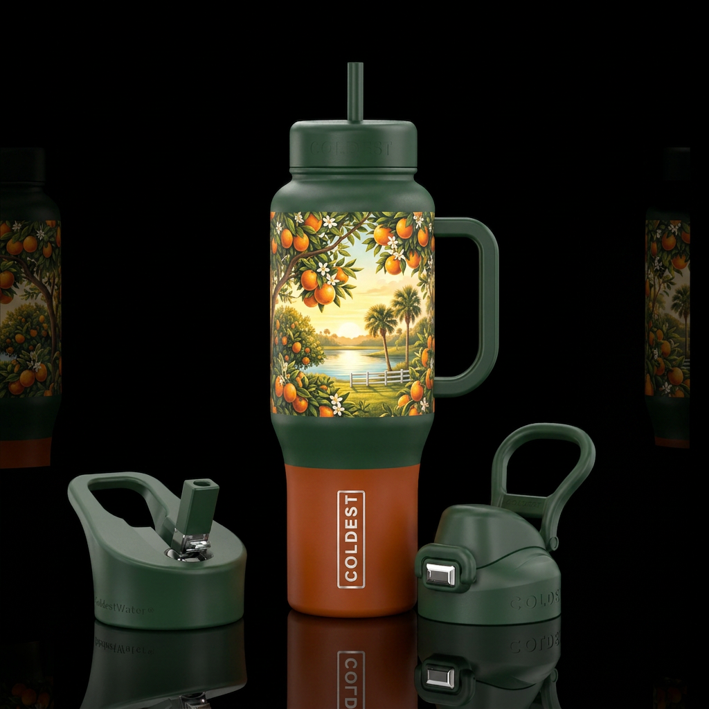 🍊 Design Name Florida Sunshine Grove Other strong... water bottle design