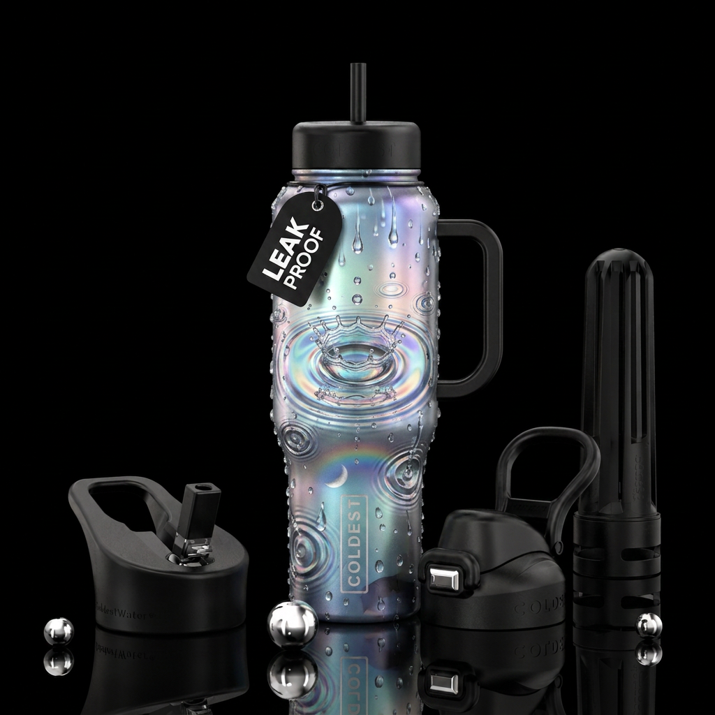 Prismatic Rain Other strong names: Iridescent Rain... water bottle design