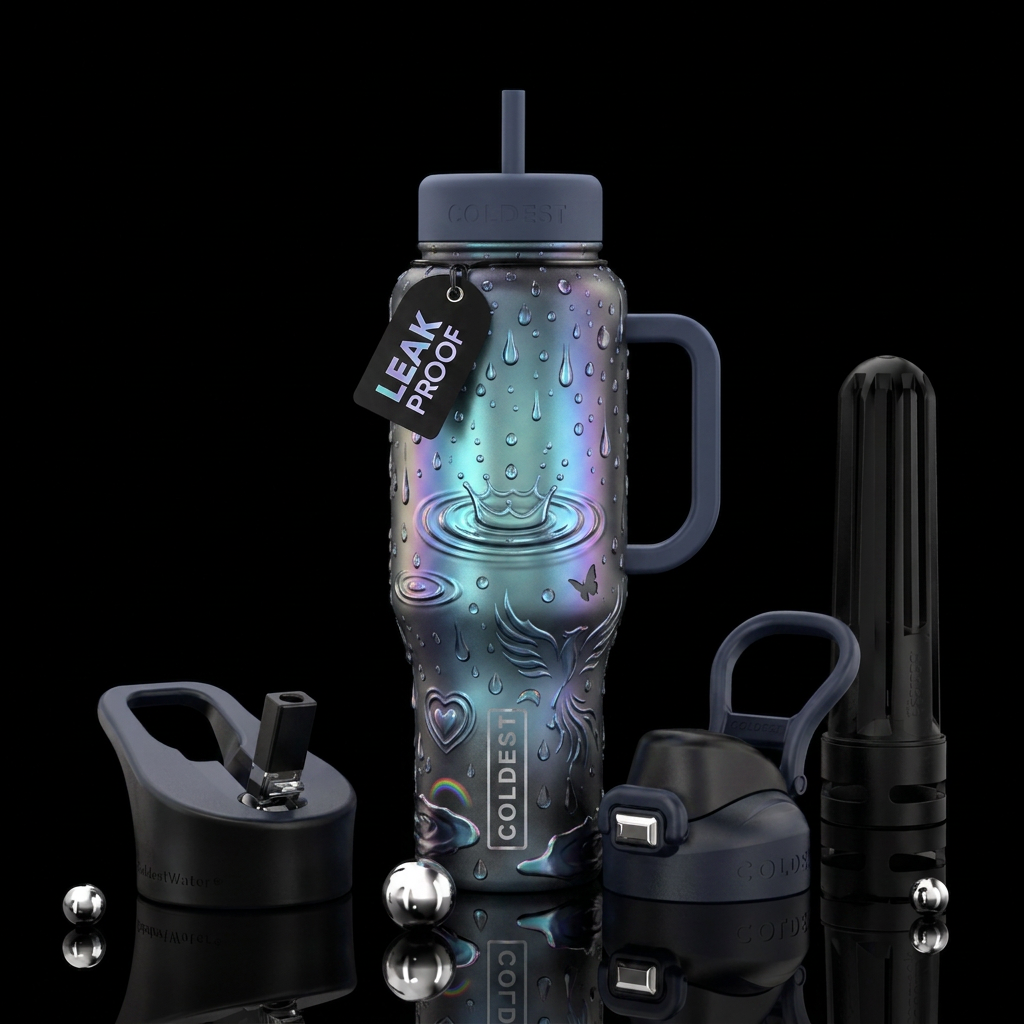 Prismatic Rain Other strong names: Iridescent Rain... water bottle design