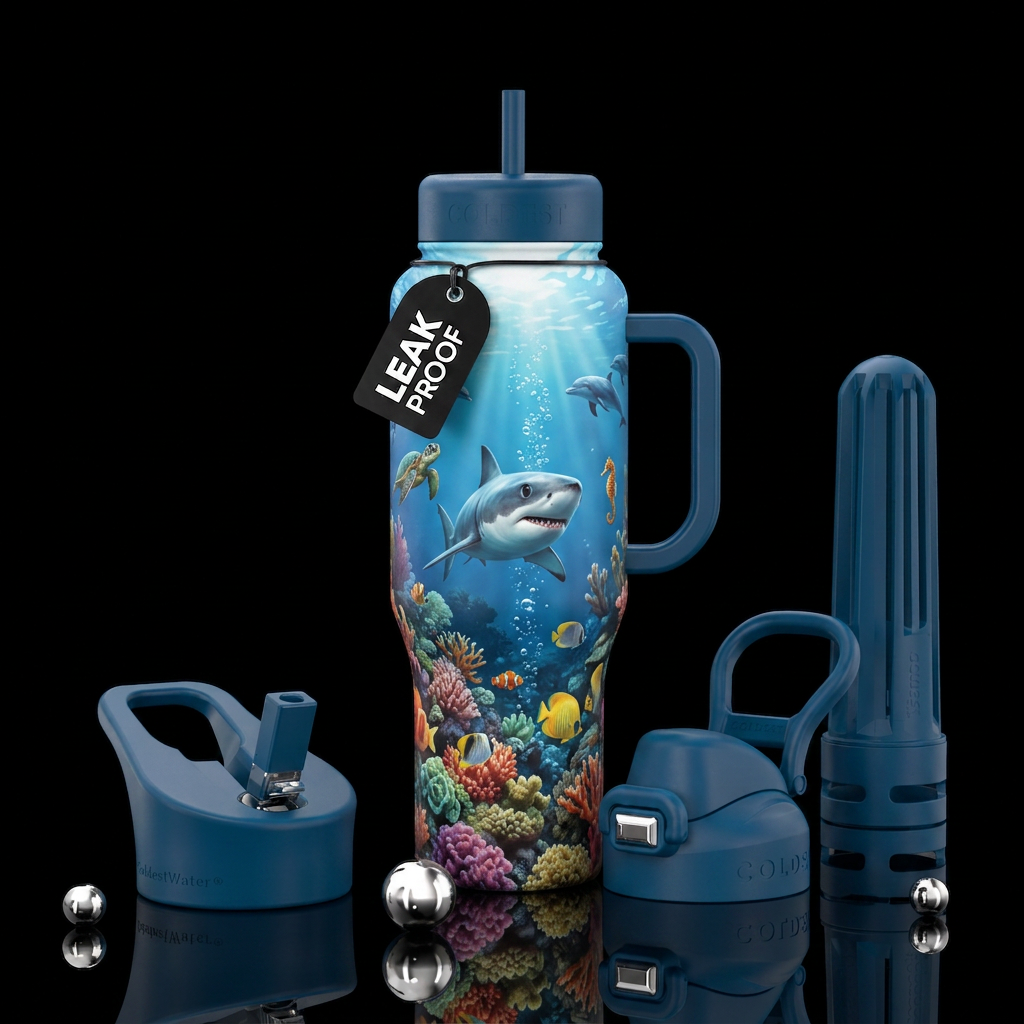 🦈🌊 Design Name Baby Shark Other premium alternat... water bottle design