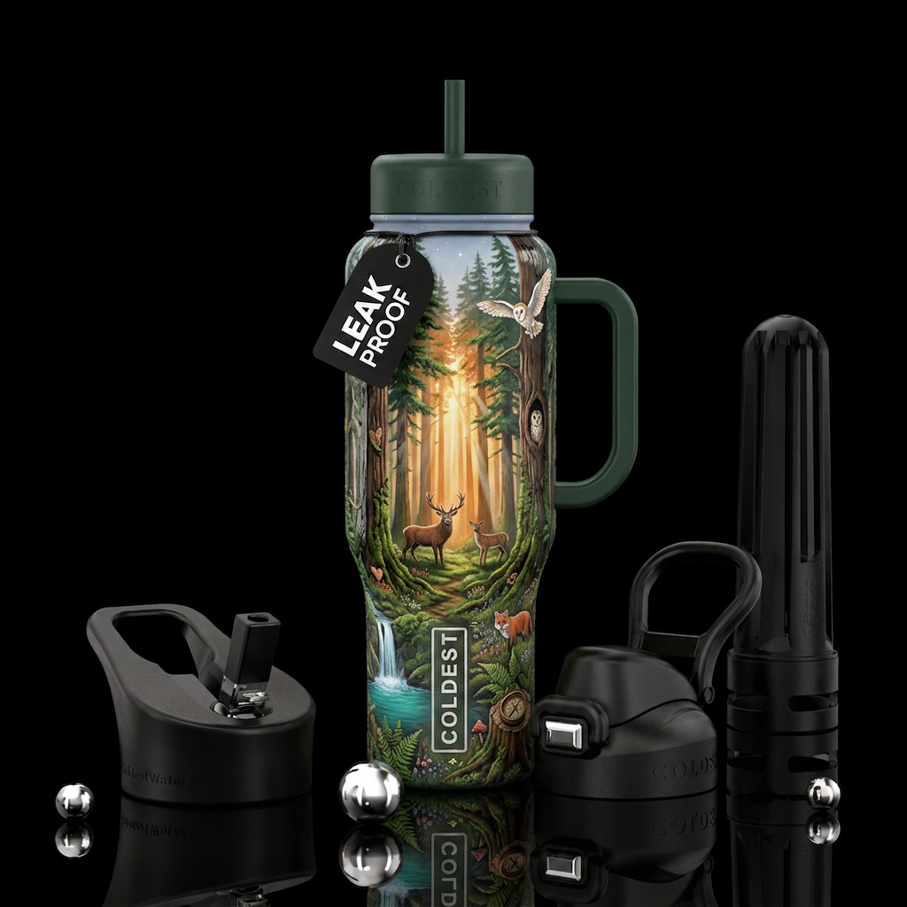 🌲✨ Design Name Black Forest Other premium names: ... water bottle design