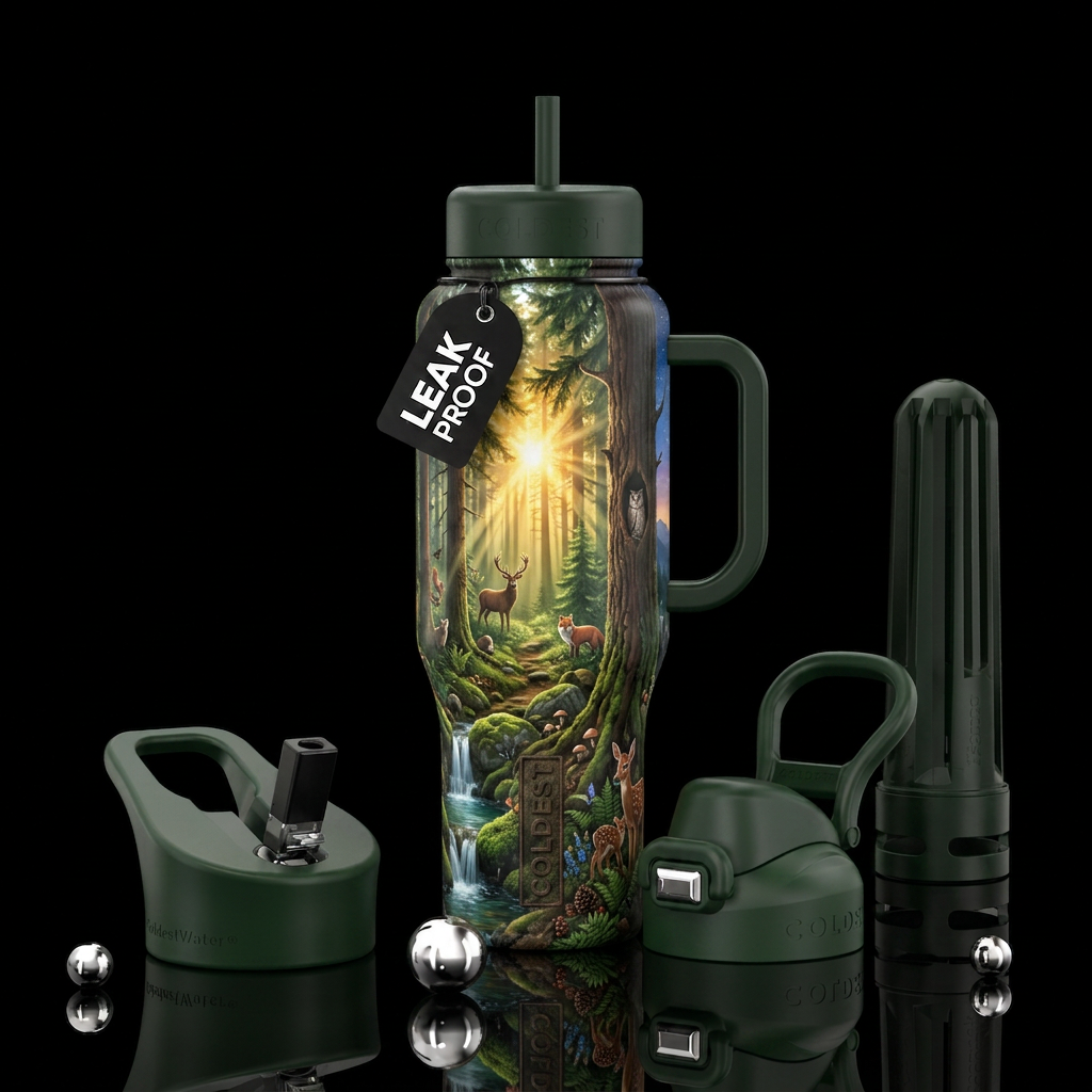 🌲✨ Design Name Black Forest Other premium names: ... water bottle design