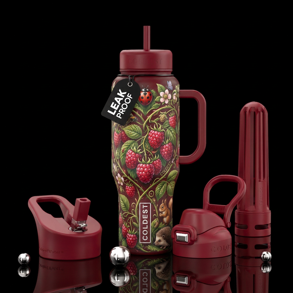❤️🍇✨ Design Name Ruby Raspberry Other premium nam... water bottle design