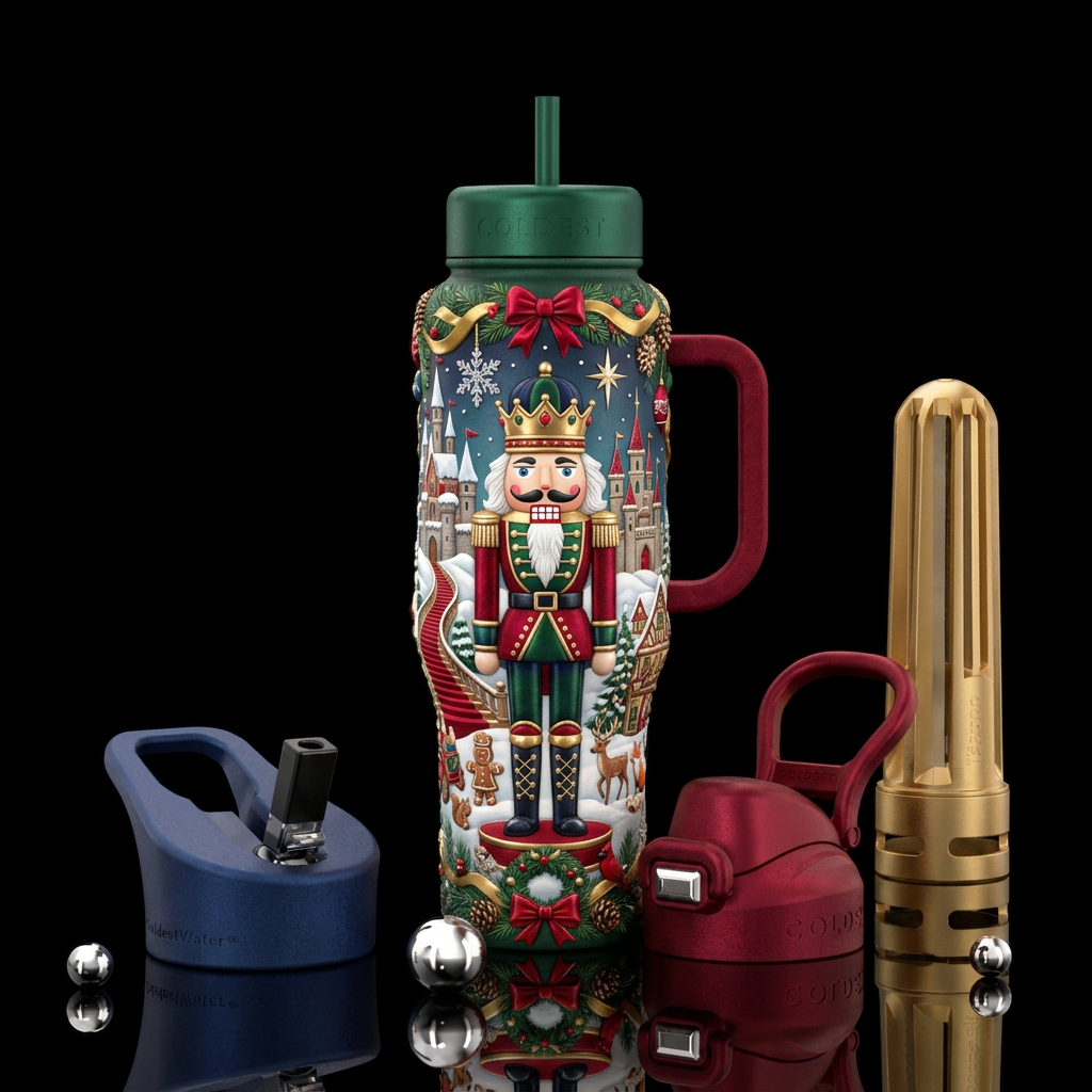 The Christmas Nutcracker Other premium names: Nutc... water bottle design