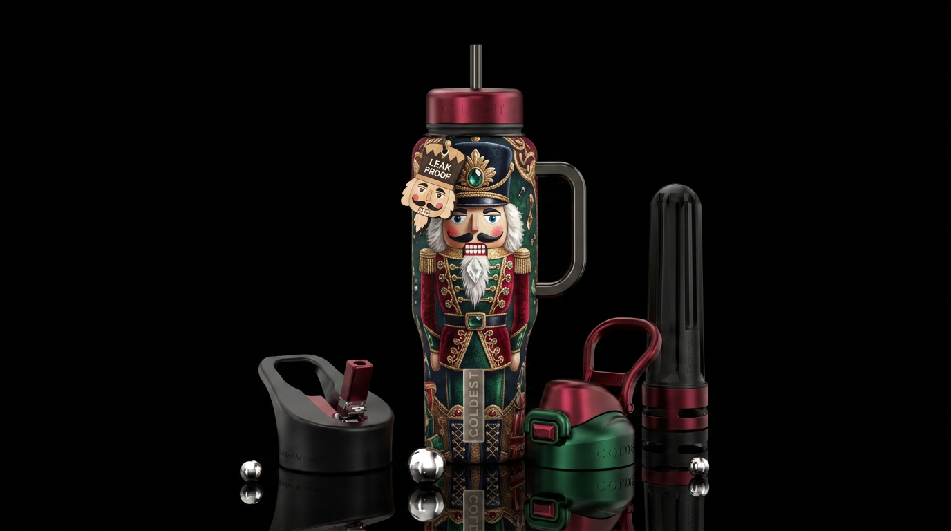 The Christmas Nutcracker Other premium names: Nutc... water bottle design