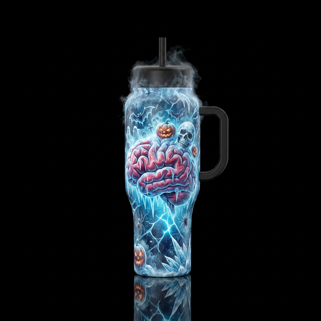 BRAIN FREEZE This one practically names itself. Ot... water bottle design