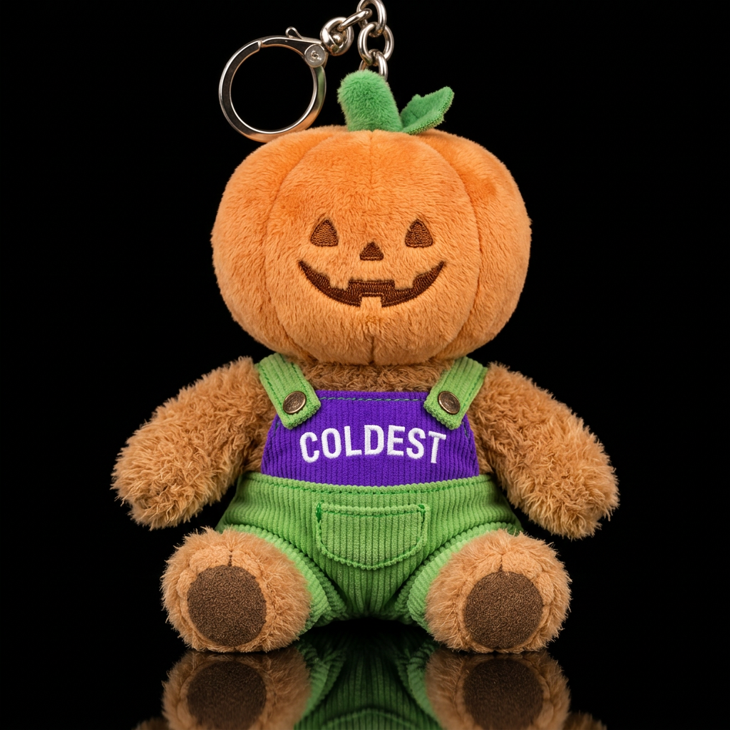 Peter pumpkin head water bottle design