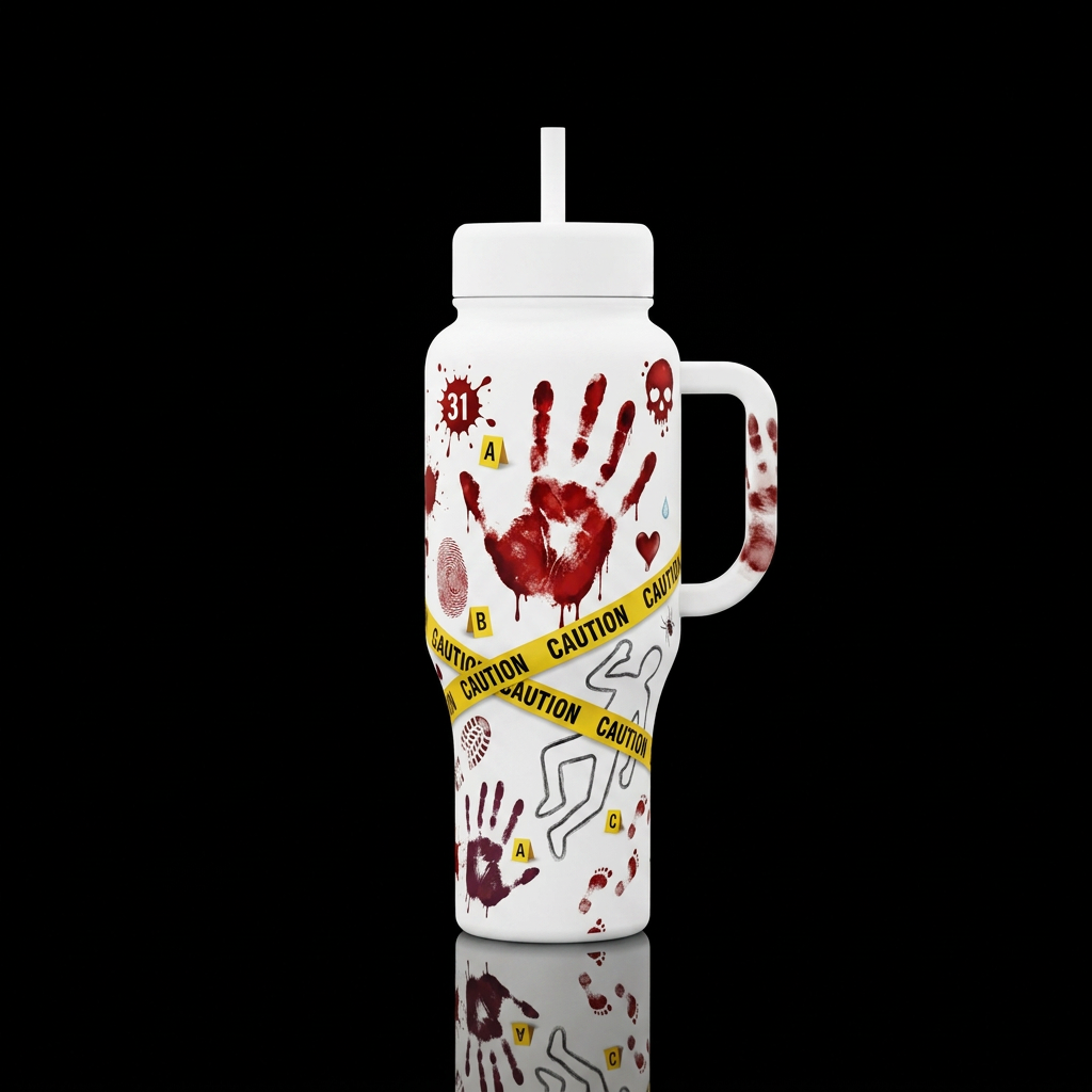 CRIME SCENE — Coldest Limitless Collector's Design... water bottle design