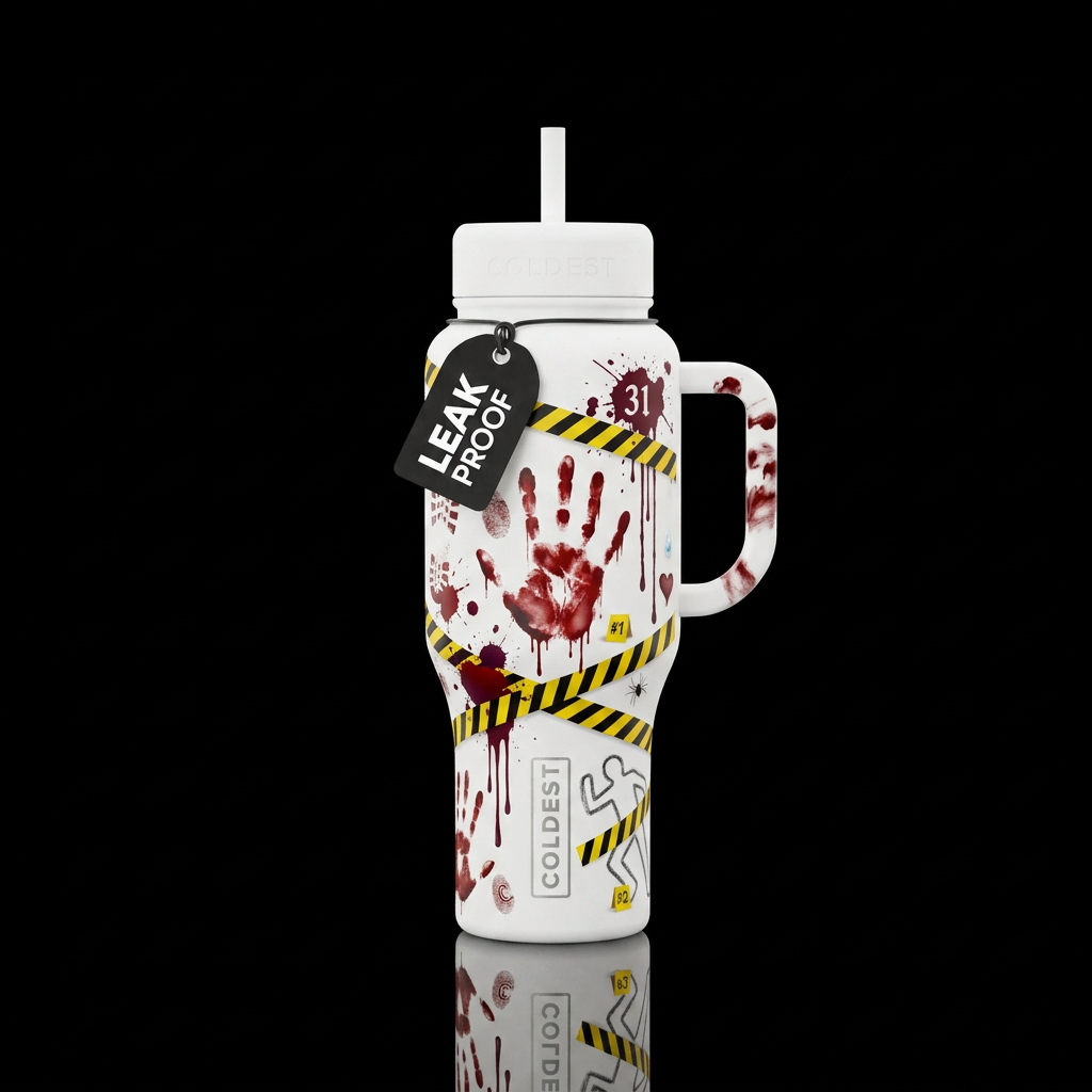 CRIME SCENE — Coldest Limitless Collector's Design... water bottle design